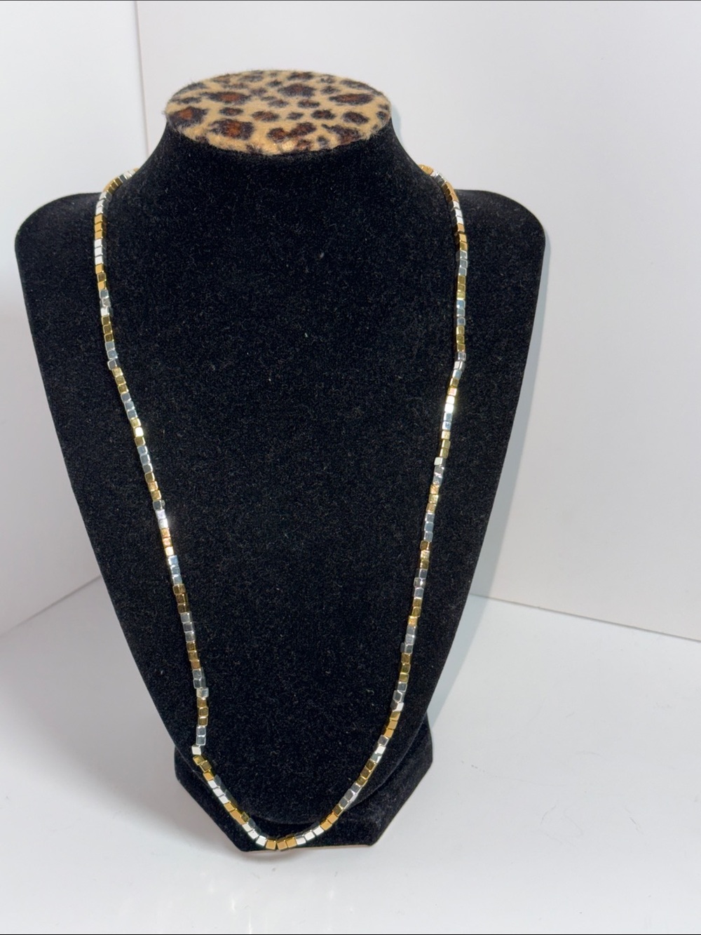 Napier Vintage Two-Tone Gold & Silver Beaded Necklace - Women Jewelry